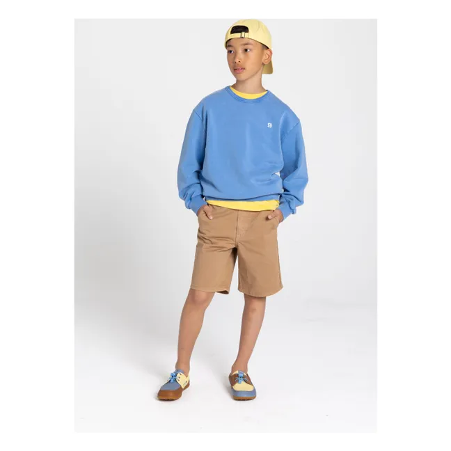 Arlo organic cotton sweatshirt | Royal blue