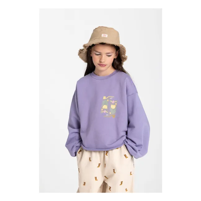 Belmont Sweat Boots Organic Cotton | Lavender