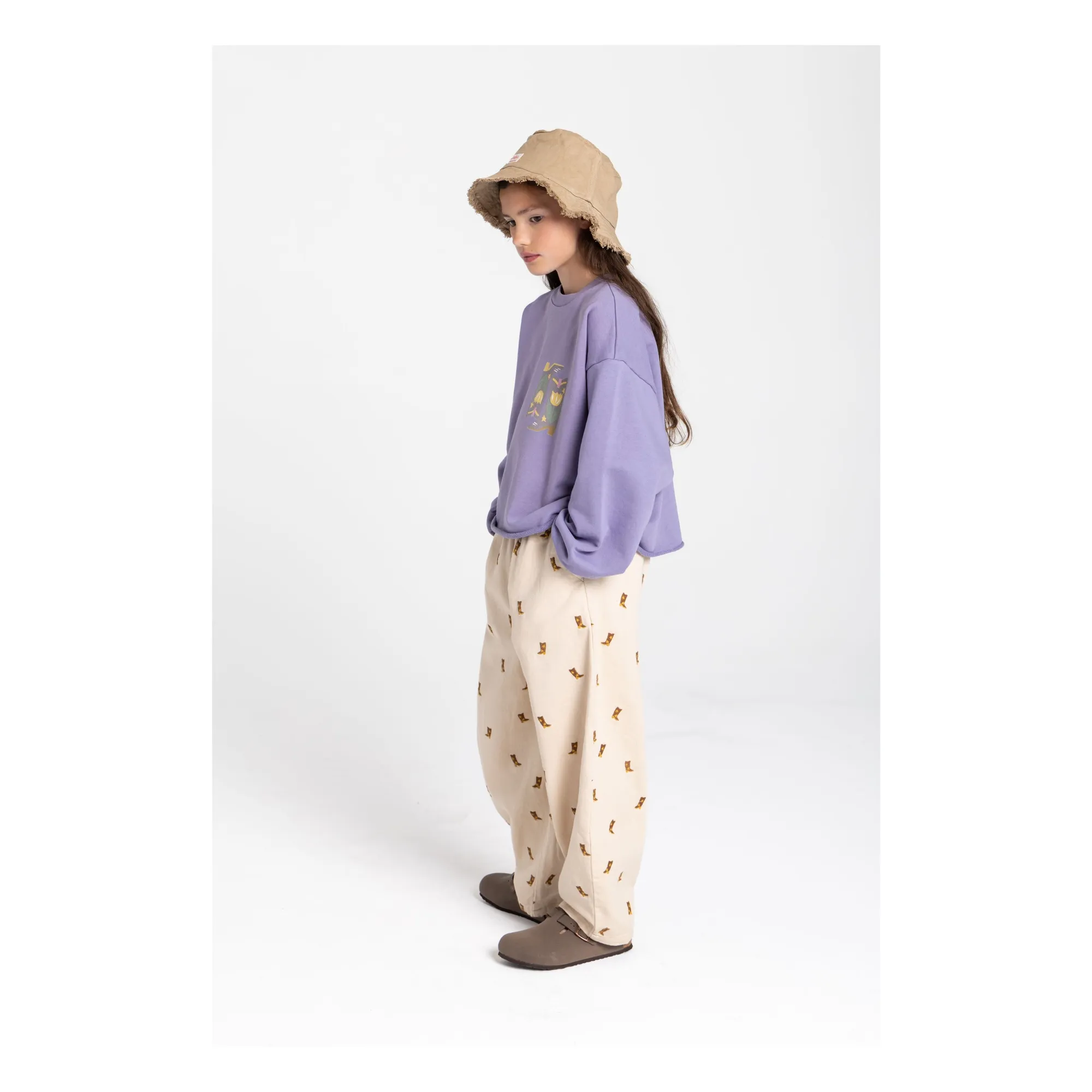 Sweat Belmont Bottes Coton Bio | Lavande- Image produit n°7