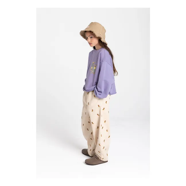 Sweat Belmont Bottes Coton Bio | Lavande