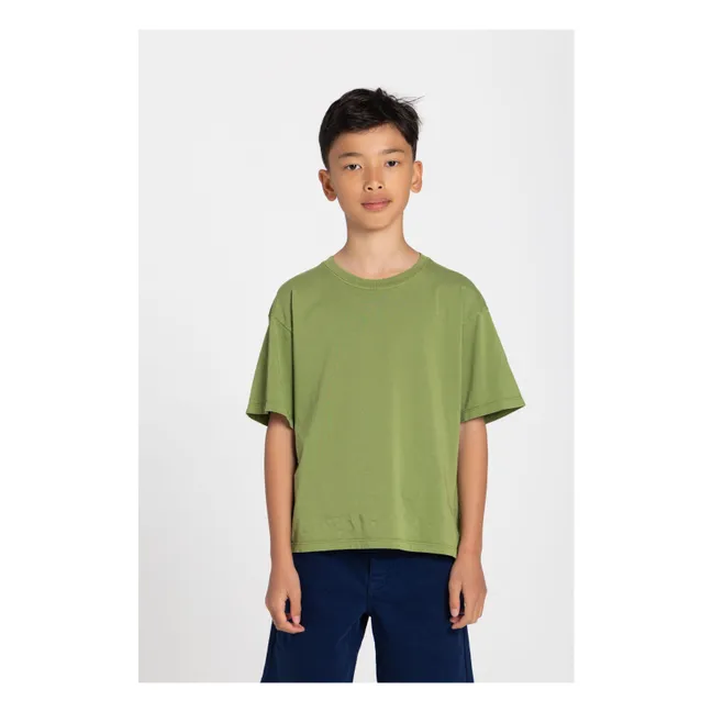 Nils Organic cotton T-shirt | Green