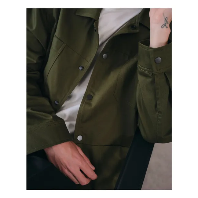Veste Vancouver Coton Bio | Vert forêt