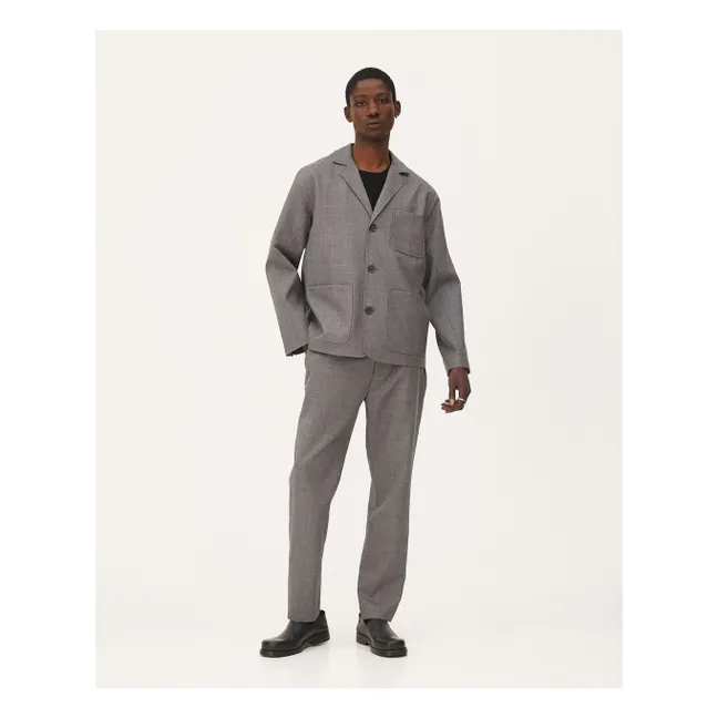 Veste Nairo Laine | Gris foncé