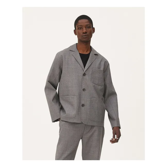 Veste Nairo Laine | Gris foncé