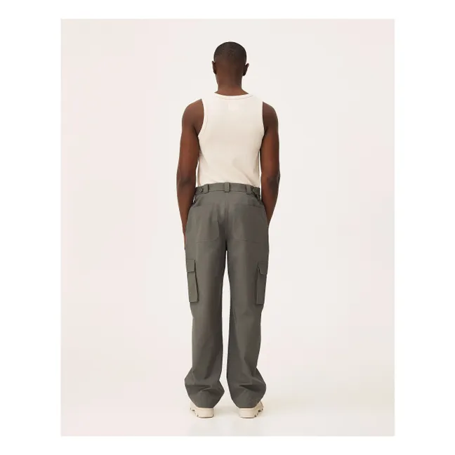 Organic Cotton Cargo Pants | Khaki