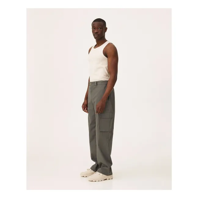 Organic Cotton Cargo Pants | Khaki