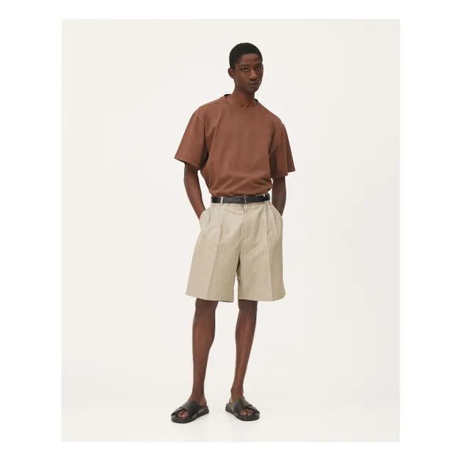 Pantalones cortos de algodón Como | Beige