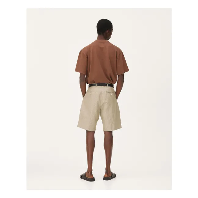 Pantalones cortos de algodón Como | Beige