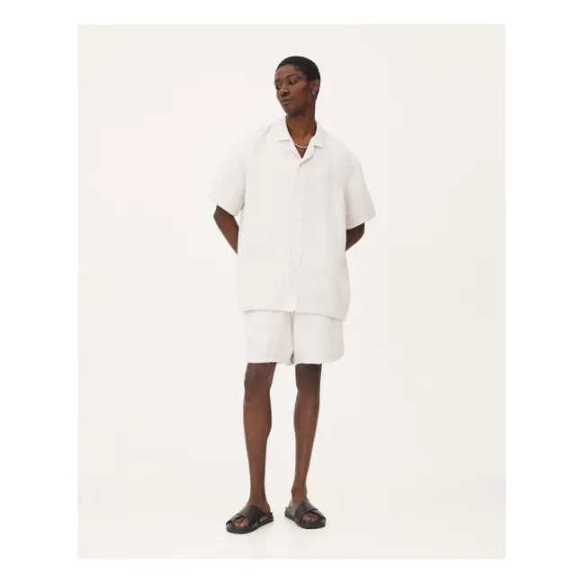 Orleans Linen shirt | Light grey