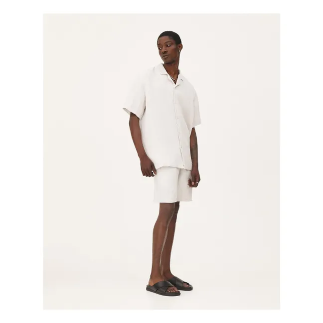 Orleans Linen shirt | Light grey