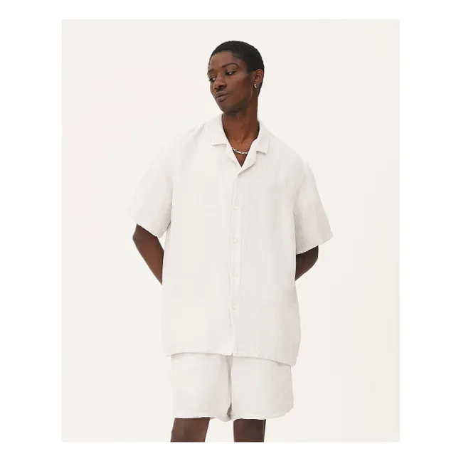 Orleans Linen shirt | Light grey