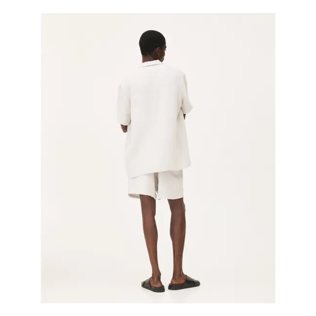 Orleans Linen shirt | Light grey