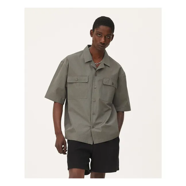 Borneo organic cotton shirt | Khaki