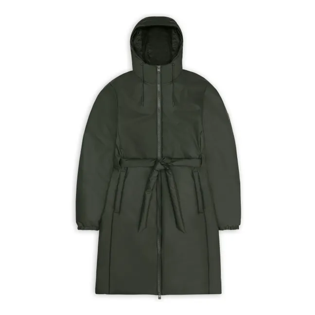 Langer Parka mit Gürtel Lohja | Khaki