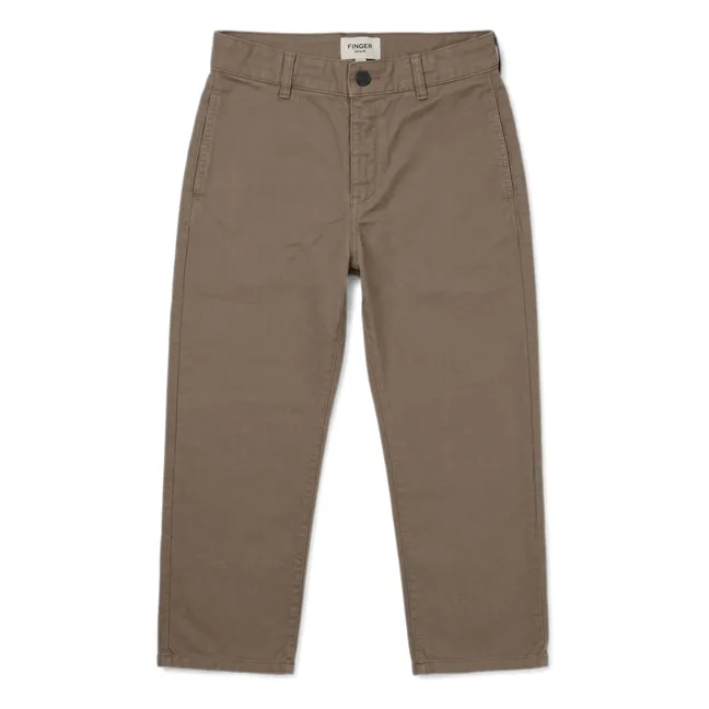 Pantalones chinos Atlas | Marrón glacé