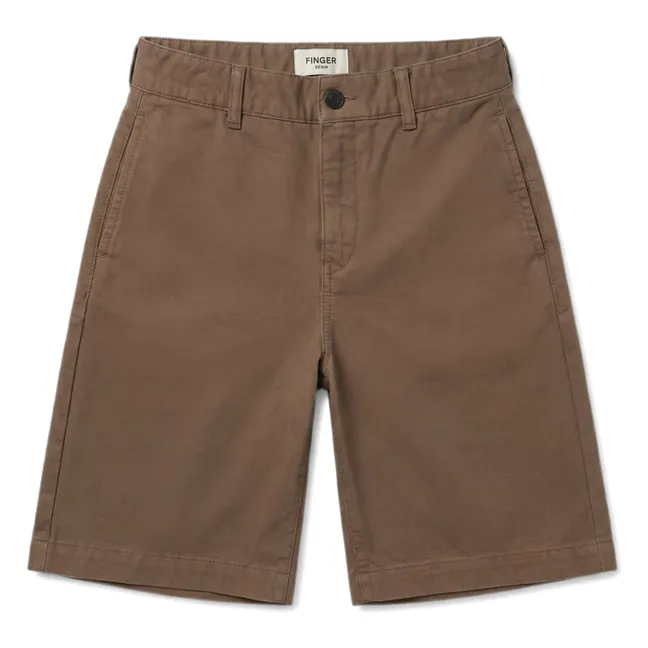 Short Chino Large Jacob | Marron glacé