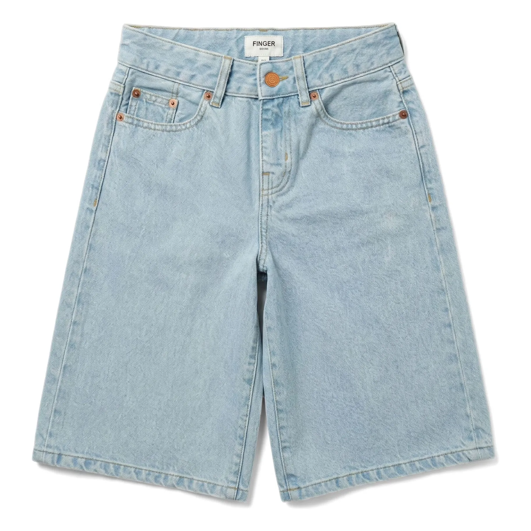 Finger In The Nose Light Denim Bermuda Denim Dua