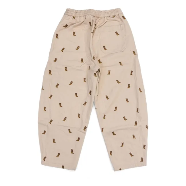 Pantalon Balloon Gianna Bottes | Crème
