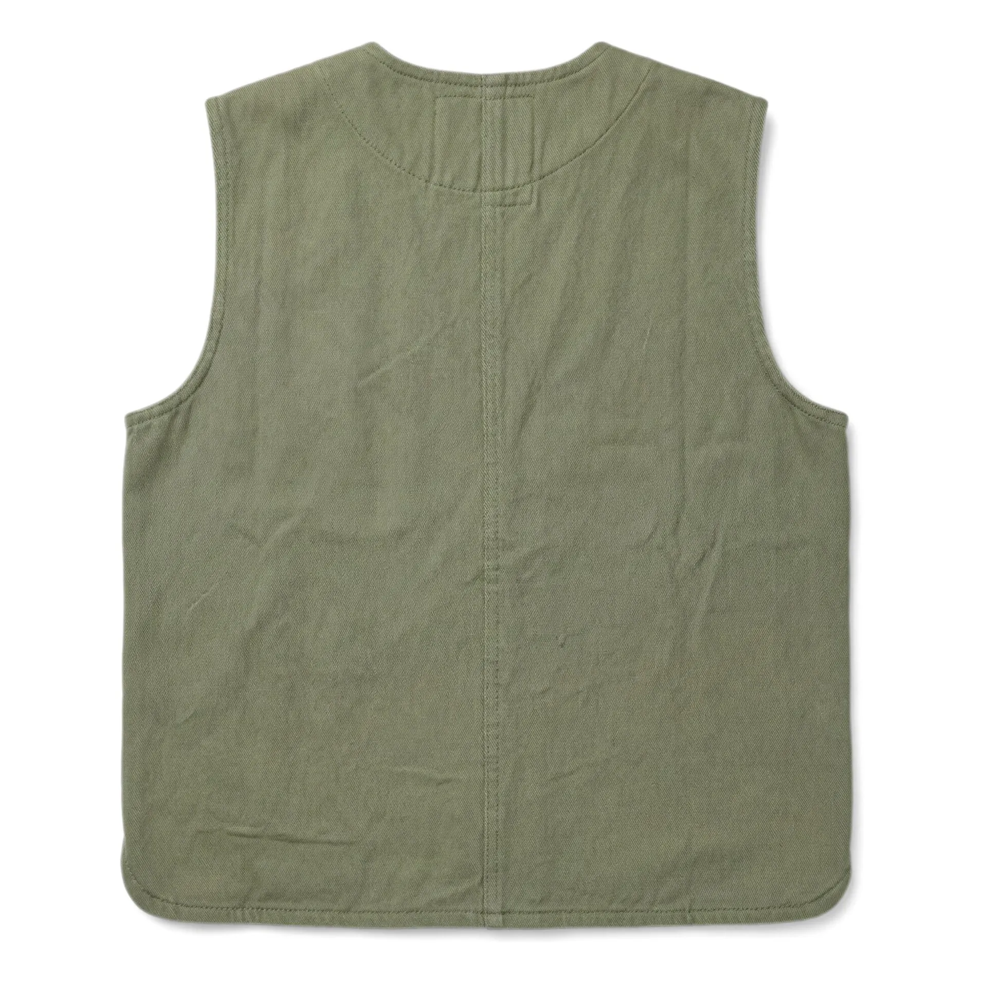 Veste Sans Manches Mara Bottes | Vert amande- Image produit n°3