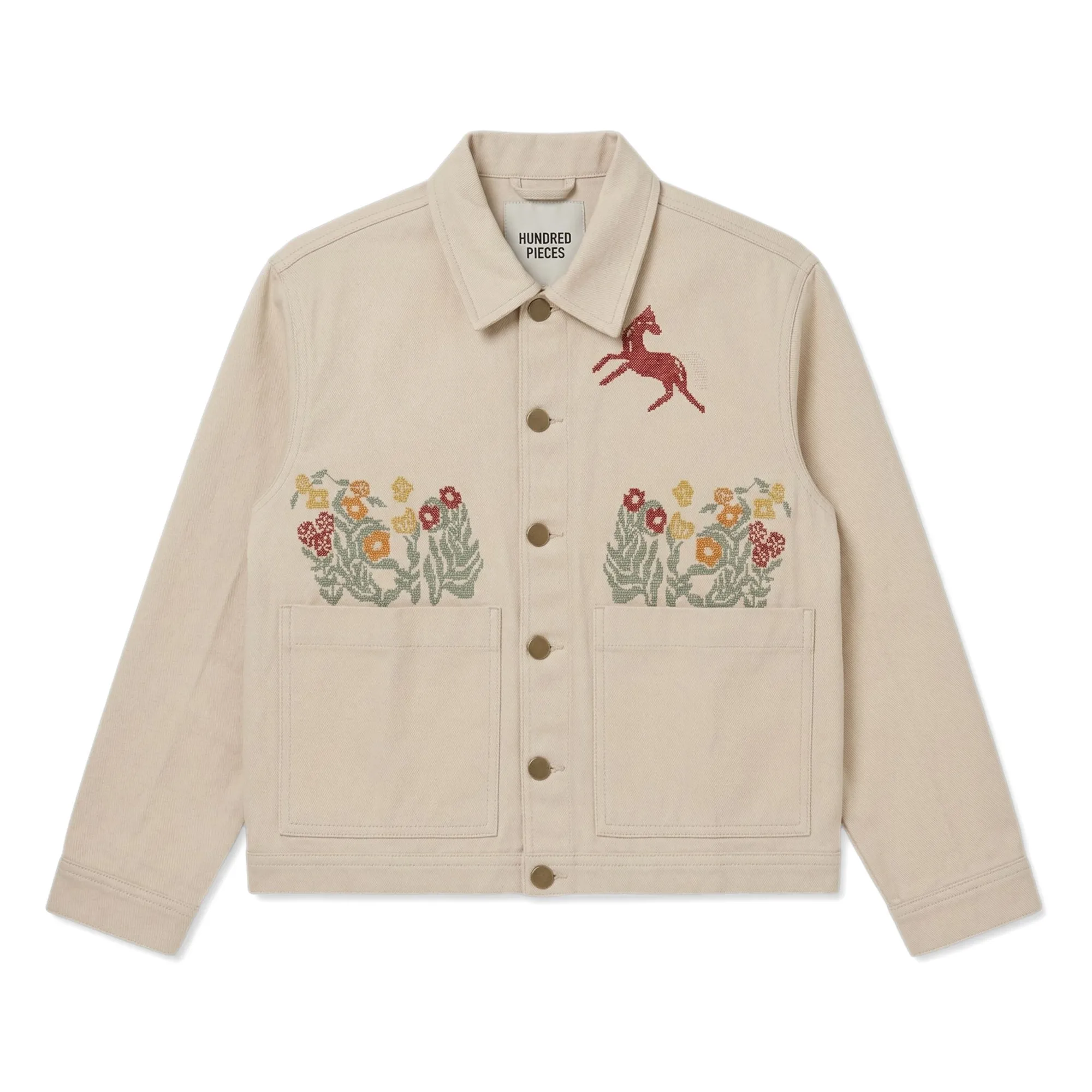 Hundred Pieces Cream Mercury Horse Jacket