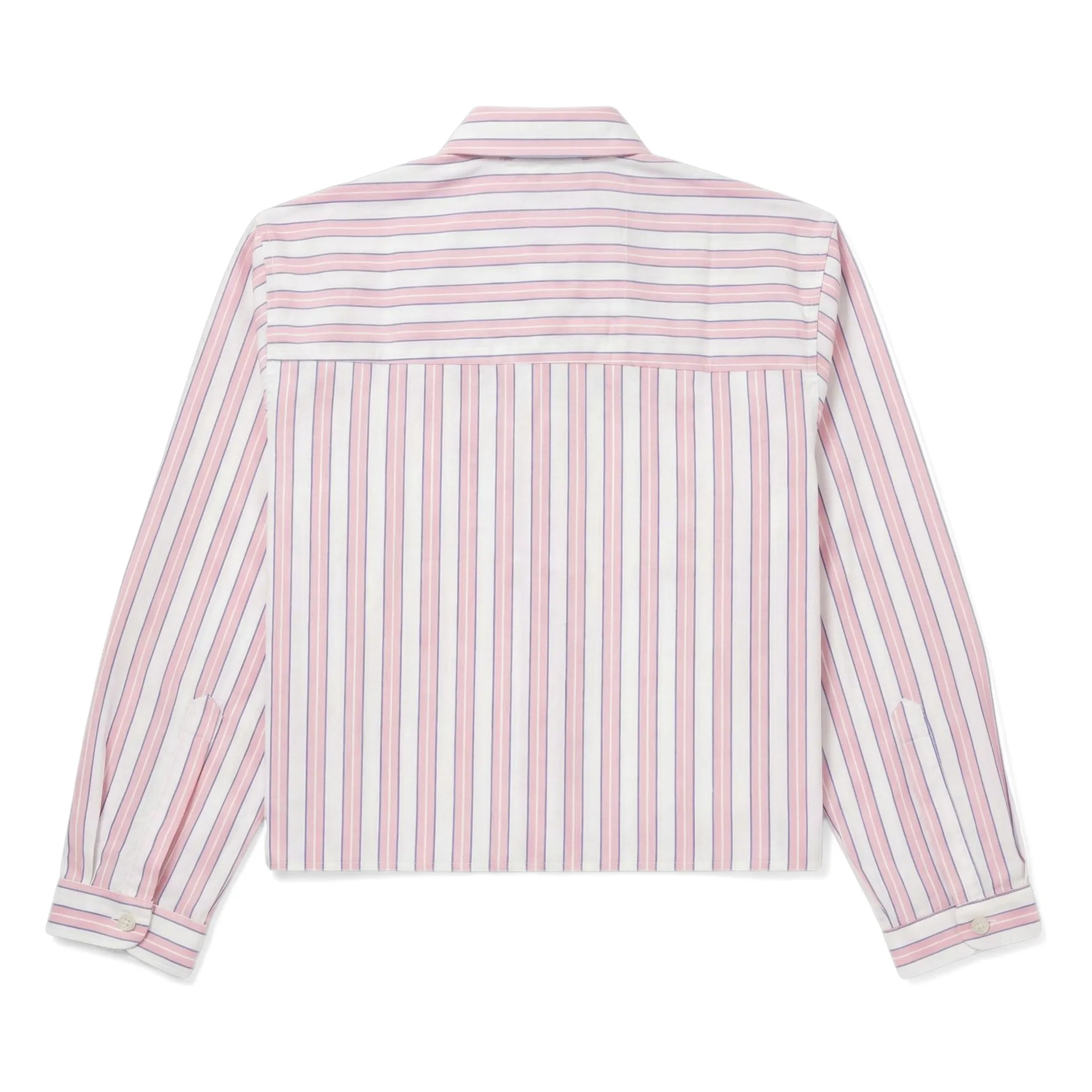 Chemise Courte Crush Rayée | Rose pâle- Image produit n°4