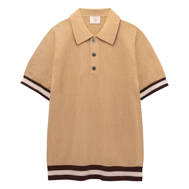 Polo de algodón Quinn | Camel