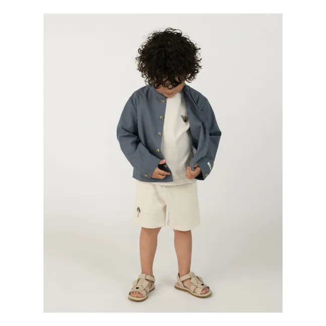 Short Ithri Palmier | Blanc cassé
