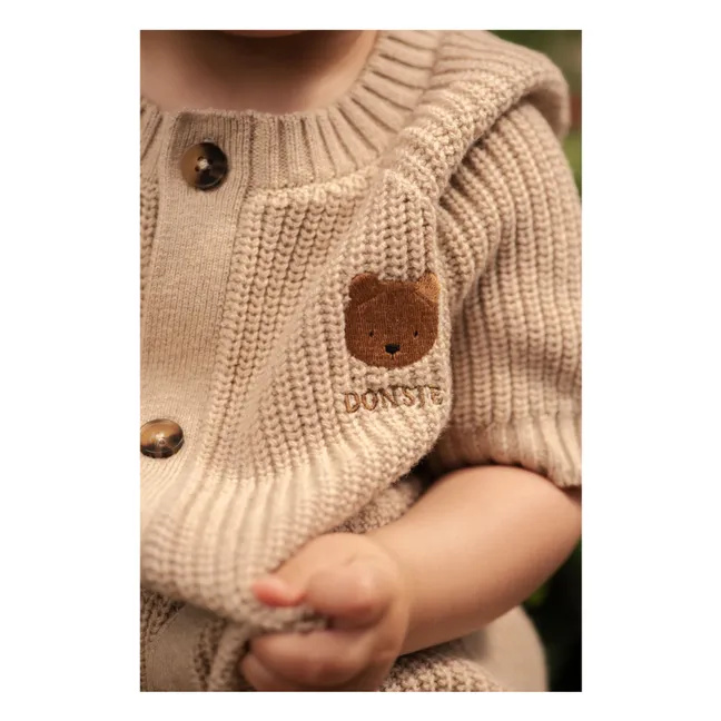 Mono de oso acanalado Dantje | Beige