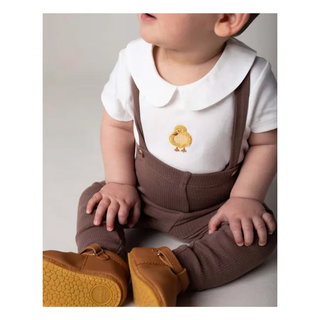 Body Scott Poussin Coton Bio | Blanc