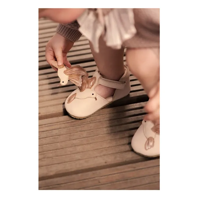 Chaussons Babies Franny Oiseau | Nude