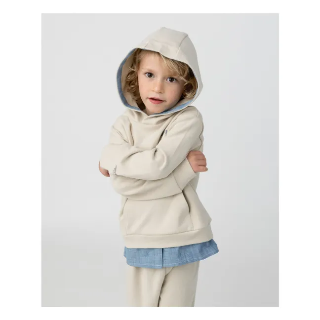 Sweat Capuche Lirian Coton Bio | Ecru
