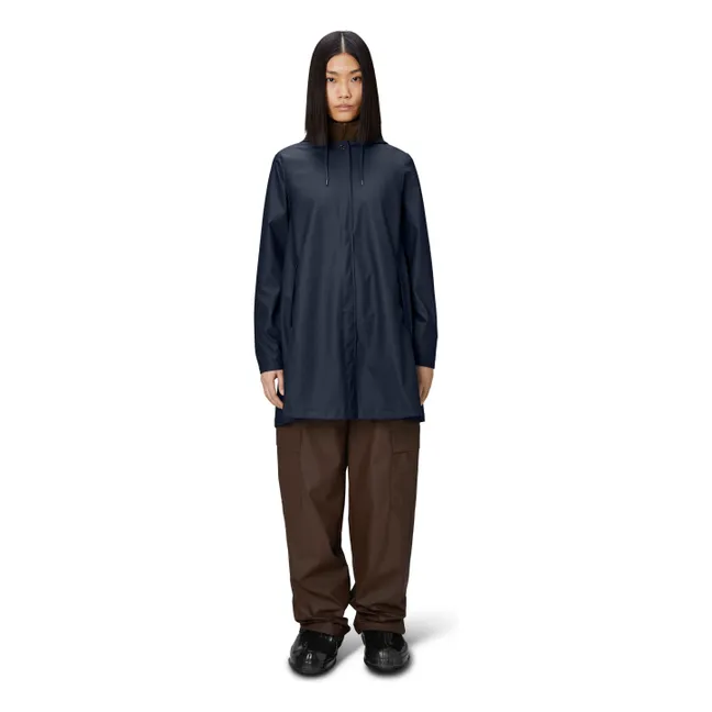 Raincoat | Navy blue