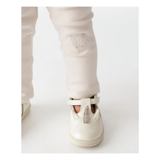 Legging Soenie Licorne Coton Bio | Rose poudré