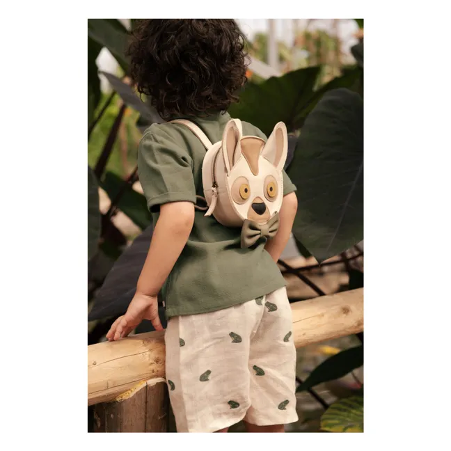 Short Olivier Grenouilles Lin | Blanc cassé