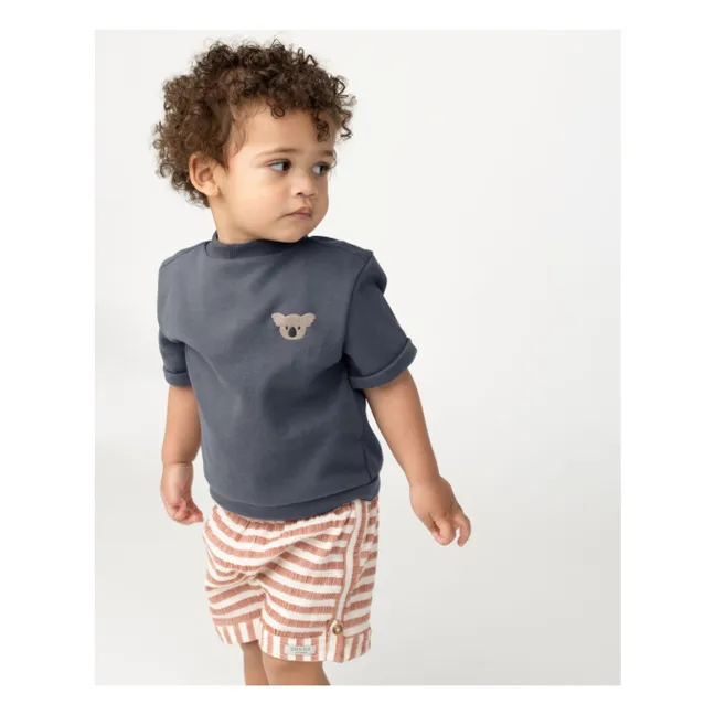 Short Kaatio Rayé Coton Bio | Camel