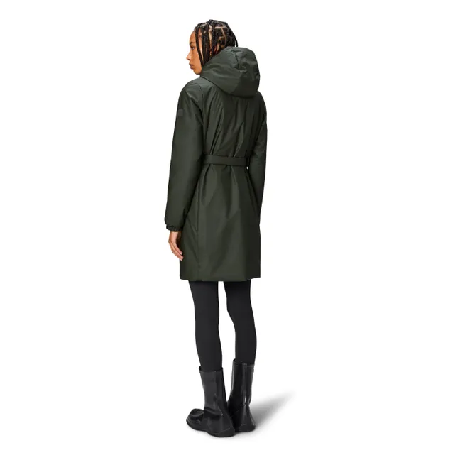 Langer Parka mit Gürtel Lohja | Khaki