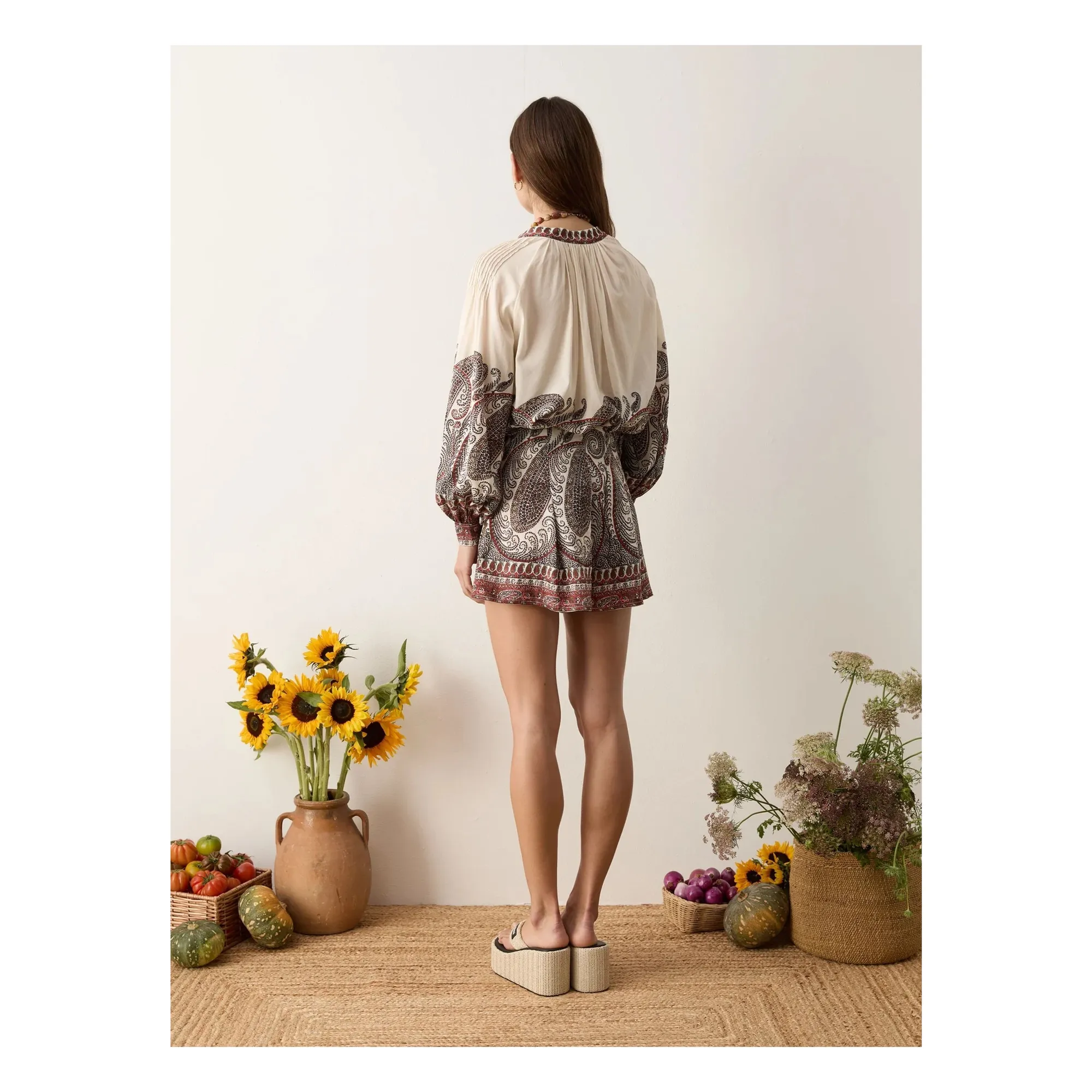 Short Cassia Lin | Taupe- Image produit n°5