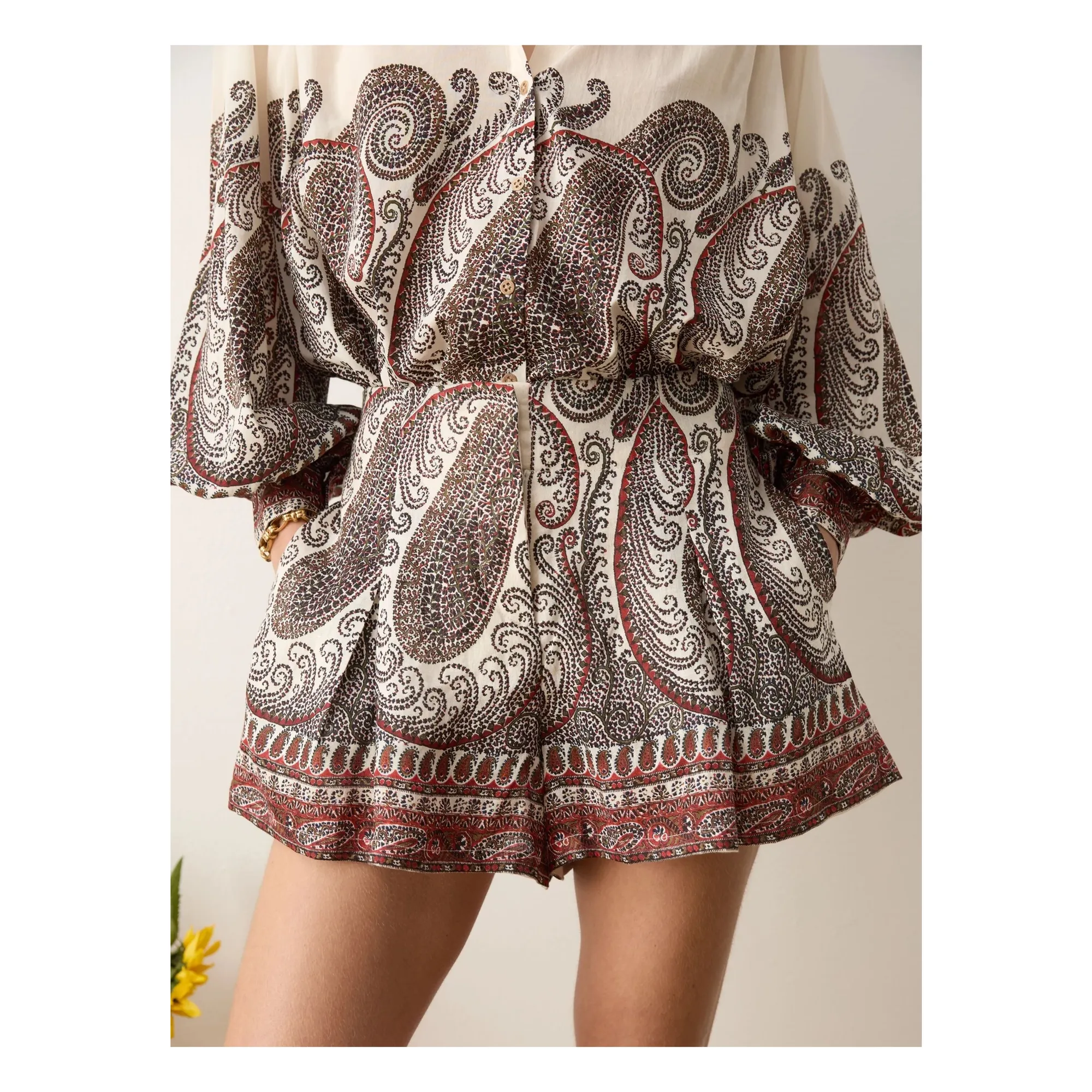 Short Cassia Lin | Taupe- Image produit n°6