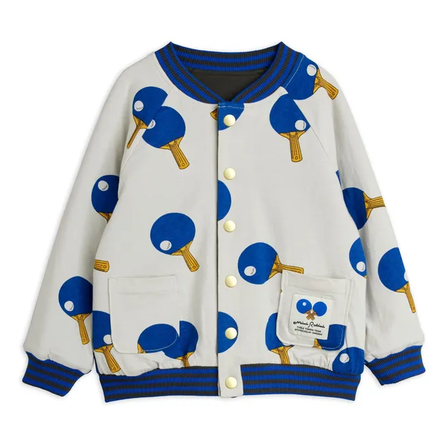 Gilet reversibile in cotone biologico Ping Pong | Grigio
