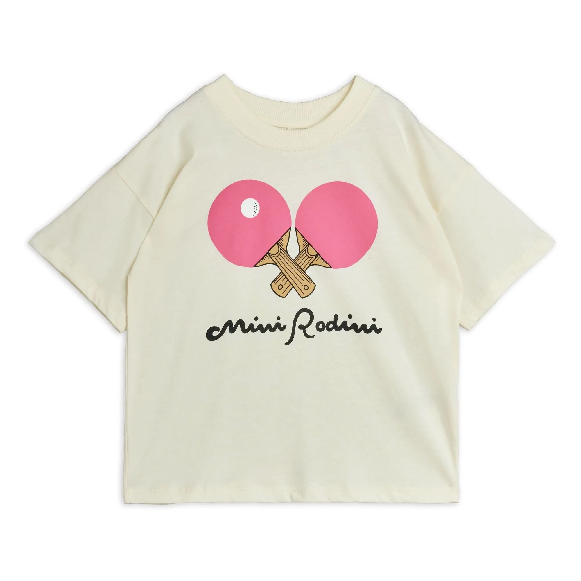 T-shirt Ping Pong Coton Bio | Blanc- Image produit n°0