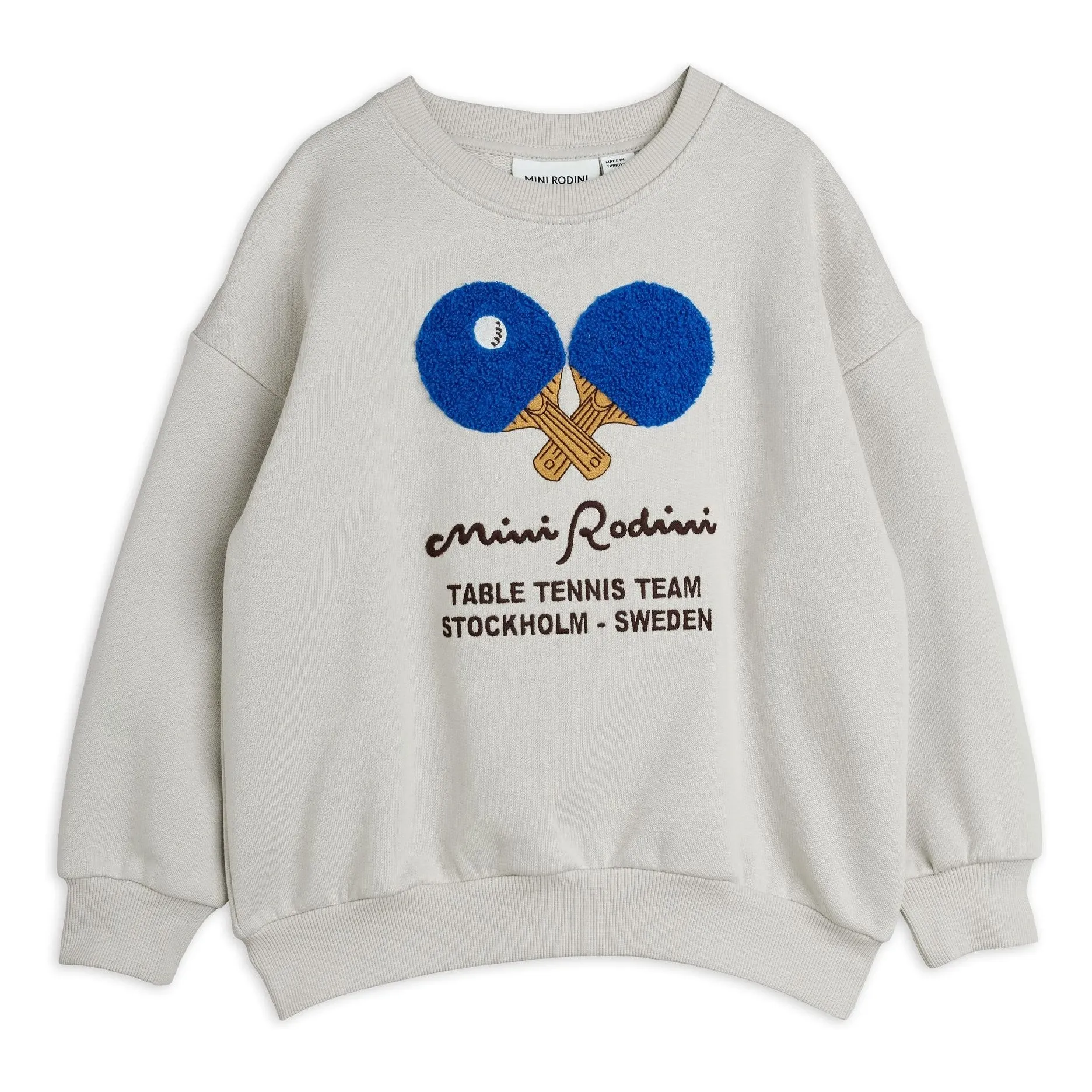 Sweat Ping Pong Coton Bio | Gris- Image produit n°0