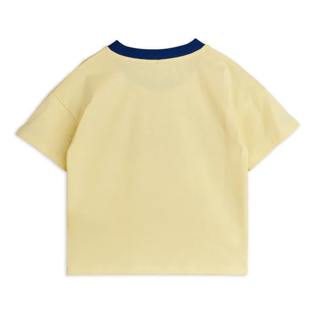 Camiseta Ping Pong de algodón ecológico | Amarillo