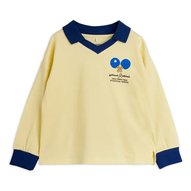 Polo Ping Pong Organic Cotton | Yellow