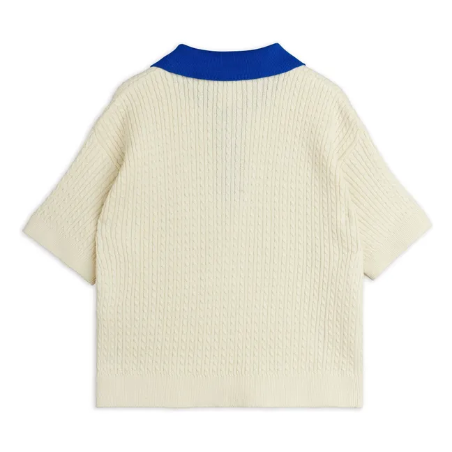 Polo Maille Coton Bio | Ecru