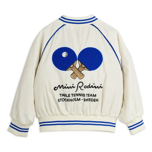 Recycled Fiber Ping Pong Jacket | White