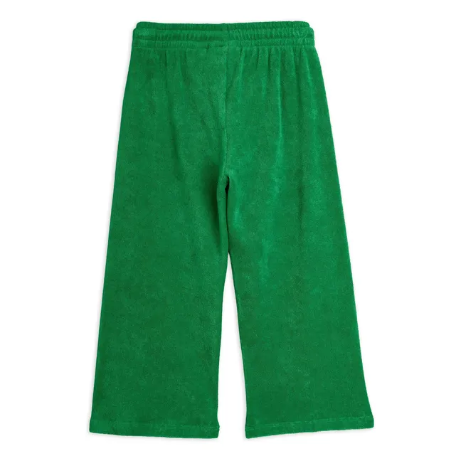 Jogger da ping pong in spugna di cotone biologico | Verde