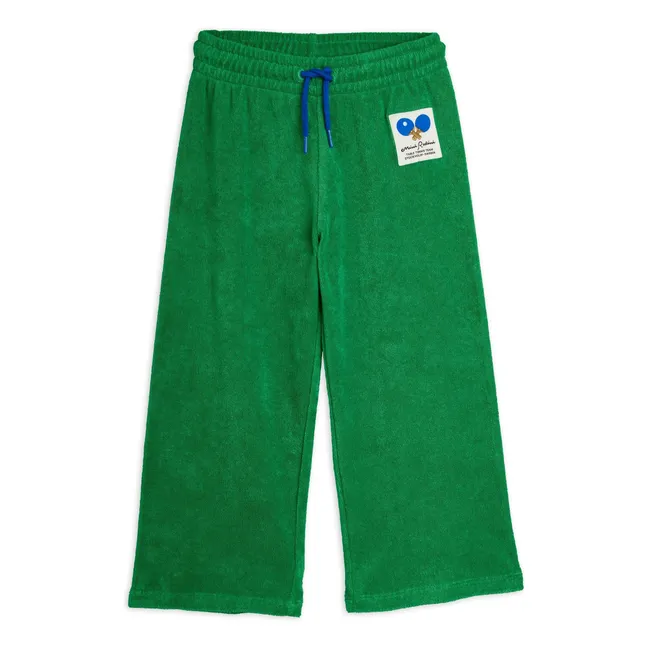 Jogger de rizo de algodón orgánico | Verde