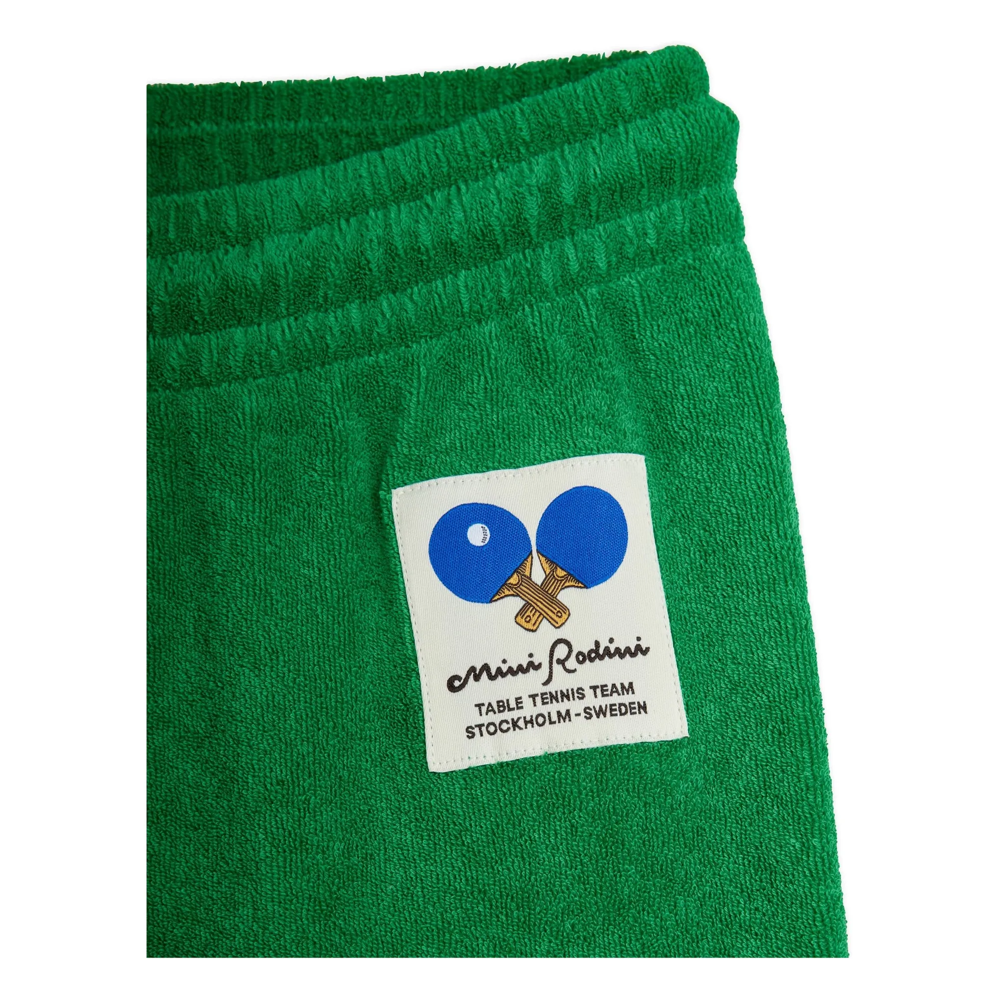 Jogger Ping Pong Eponge Coton Bio | Vert- Image produit n°3