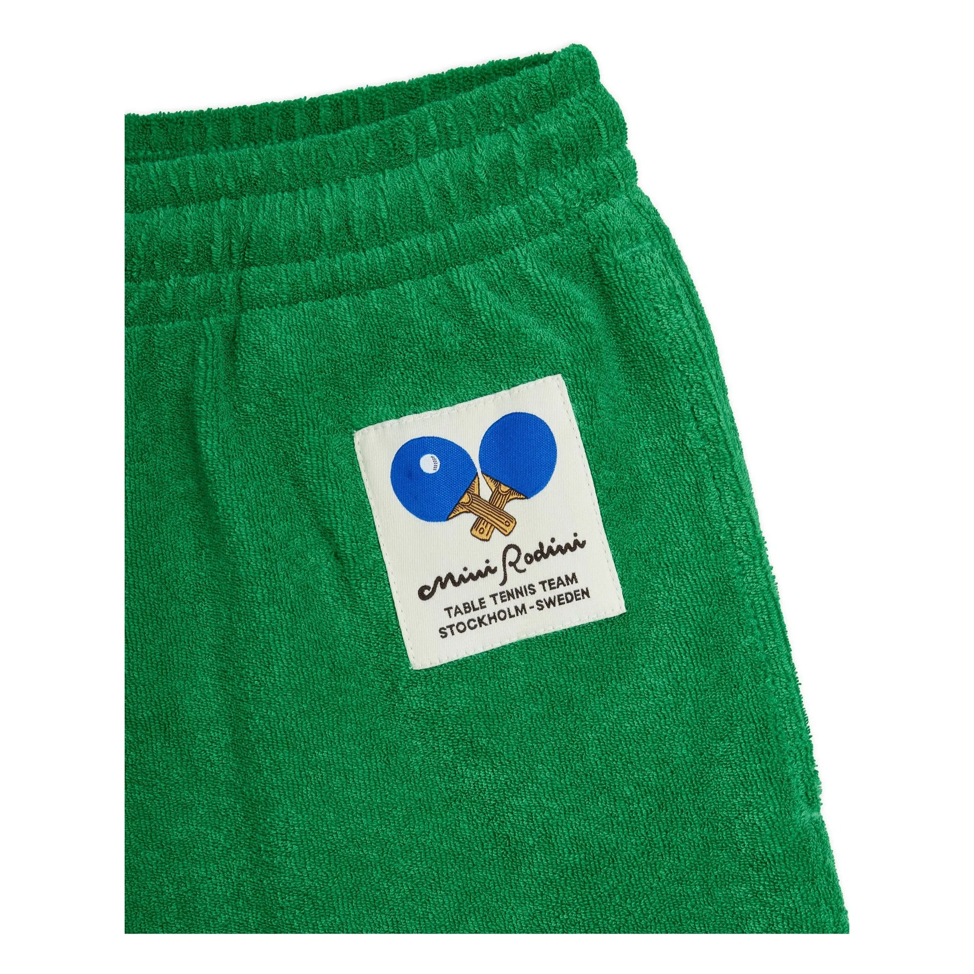 Short Ping Pong Eponge Coton Bio | Vert- Image produit n°1