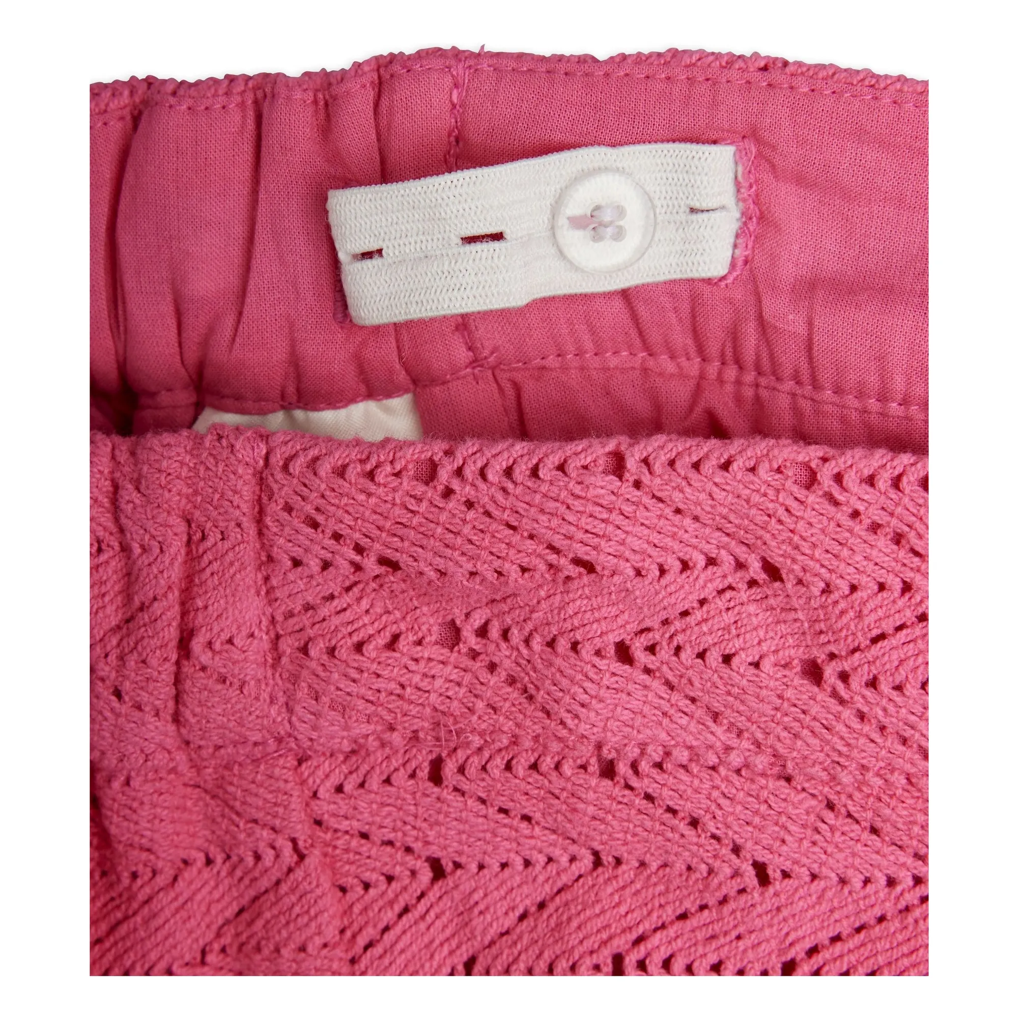 Pantalones de encaje de algodón ecológico | Rosa- Imagen del producto n°4